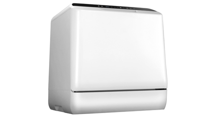 White Countertop Dishwasher